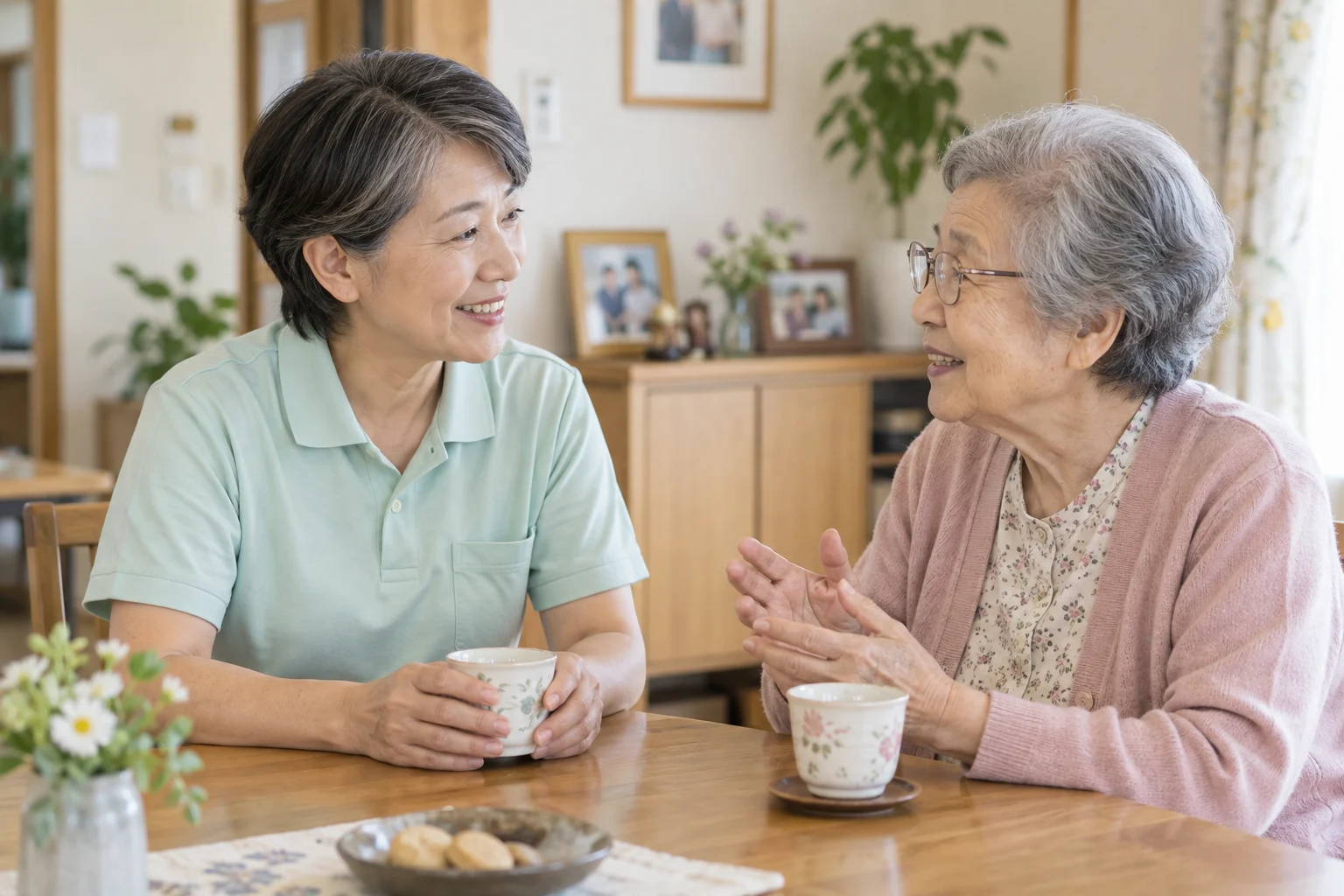 利用者様に寄り添う会話のイメージ